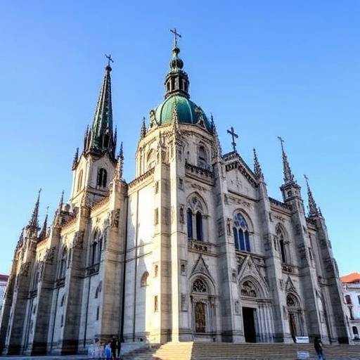 Vistas de la Catedral de Santiago de Compostela